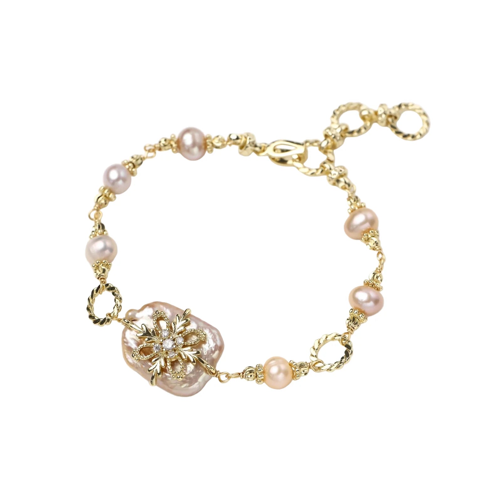 Baroque Pearl Bloom Bracelet