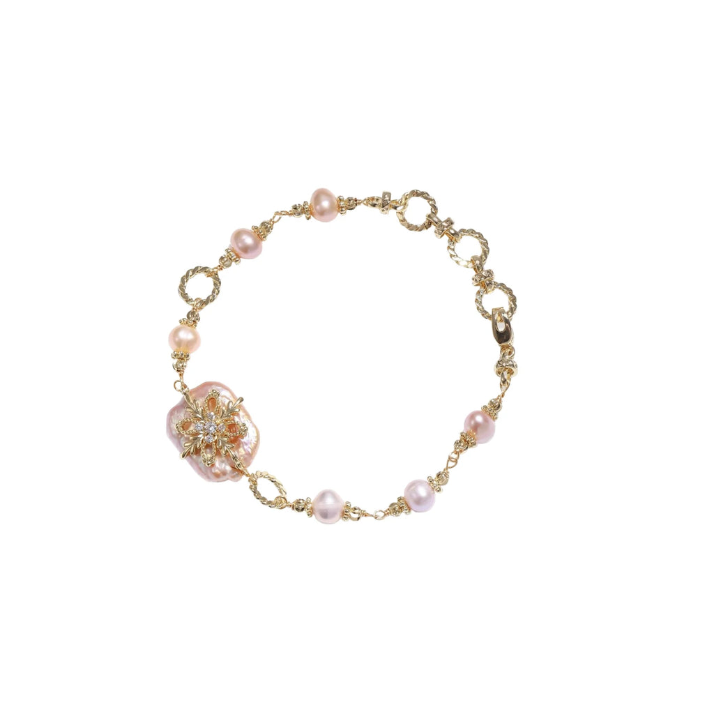 Baroque Pearl Bloom Bracelet