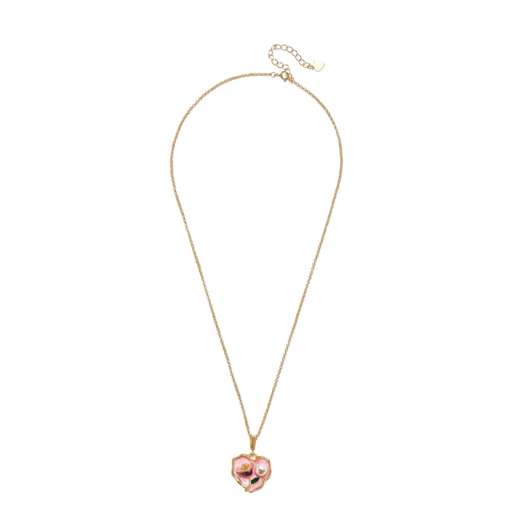 Rose Garden Heart Necklace