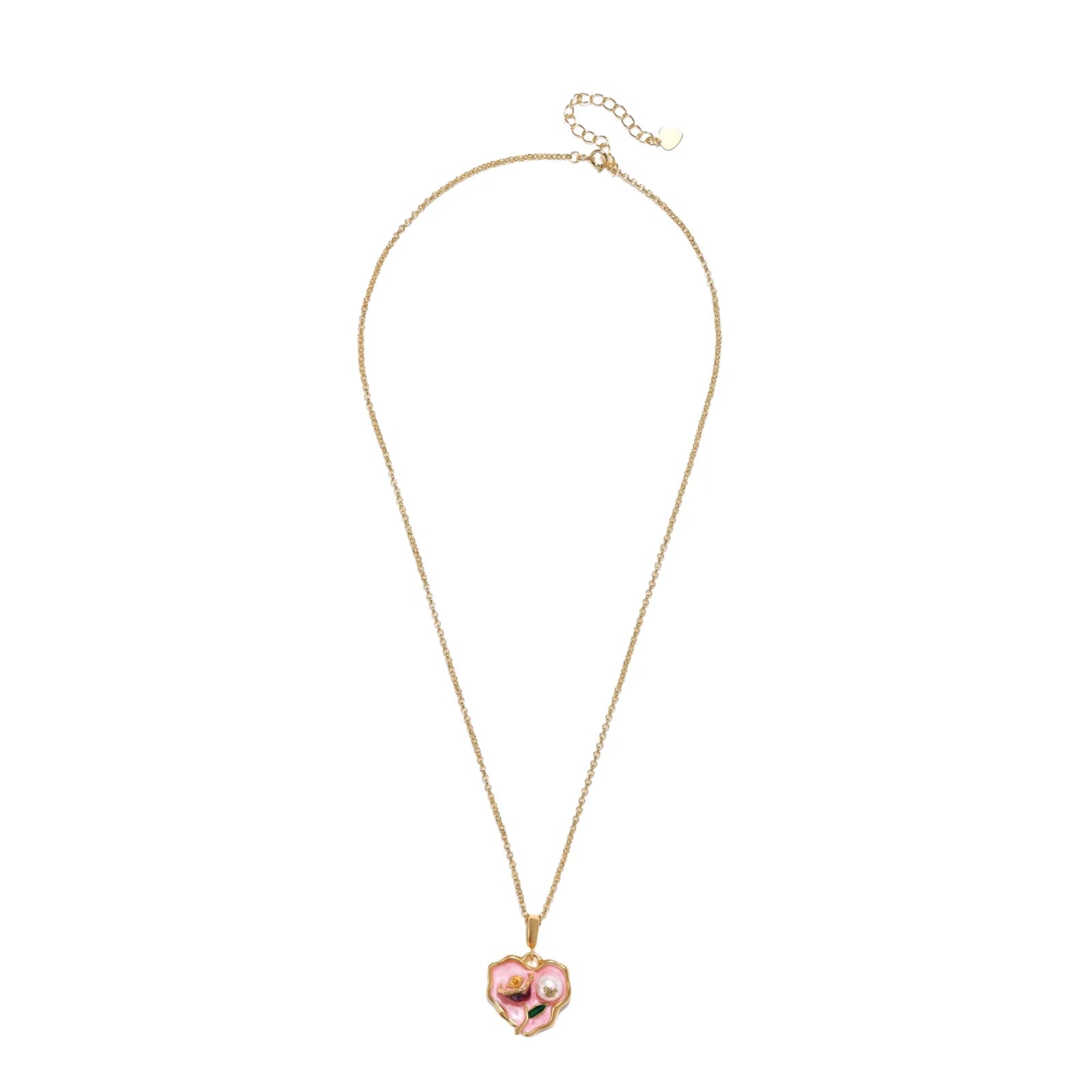 Rose Garden Heart Necklace