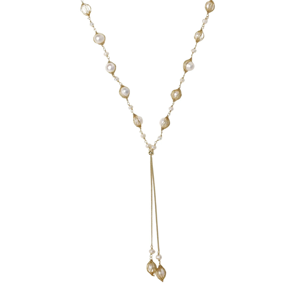 Golden Pearl Lariat
