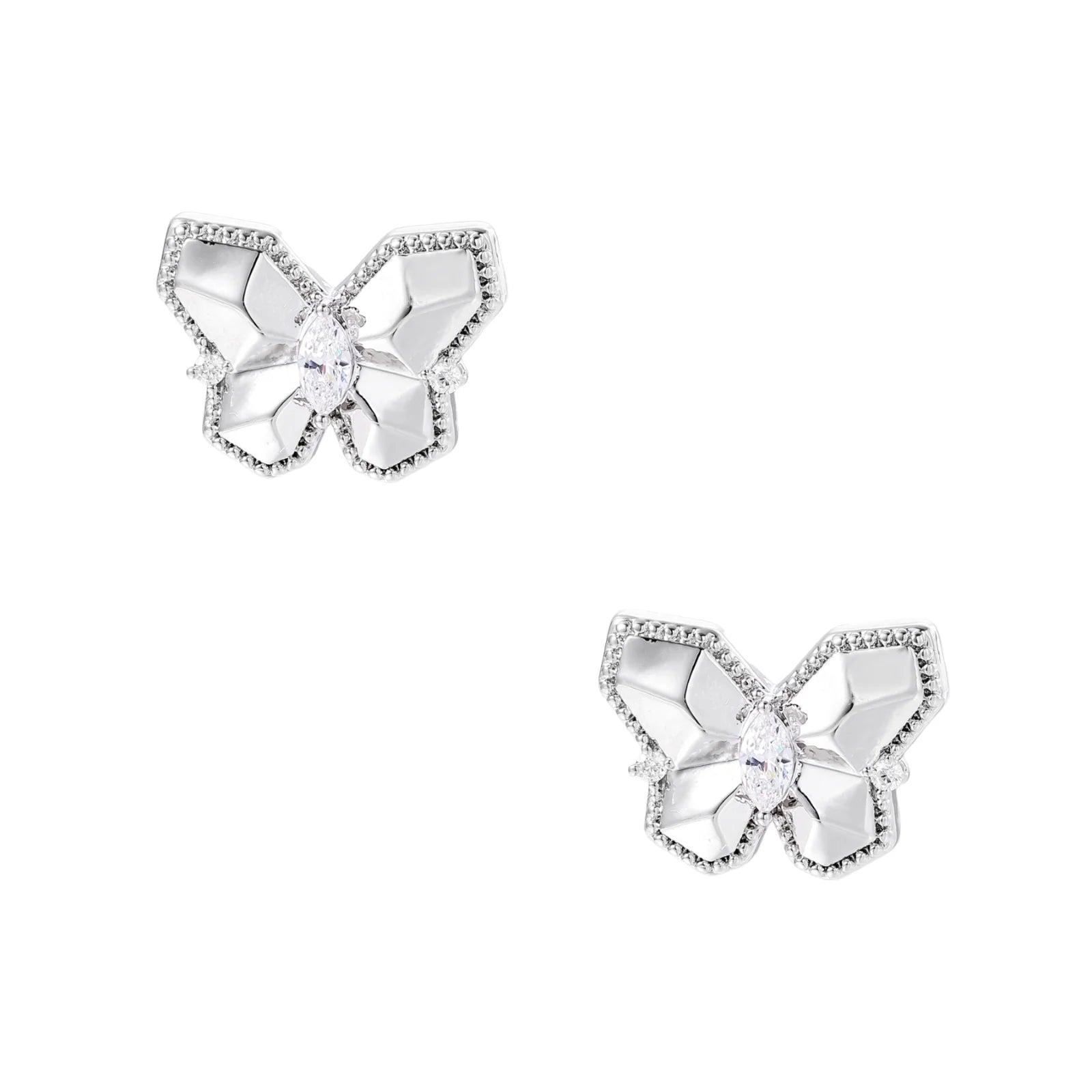Crystal Butterfly Studs