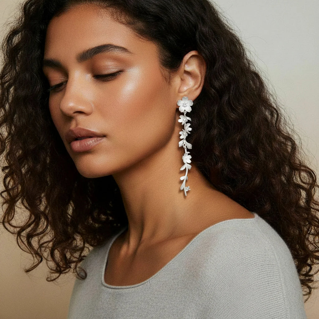 Garden Bloom Drop Earrings