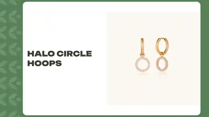 Halo Circle Hoops by@Outfy