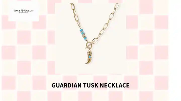 Guardian Tusk Necklace by@Outfy