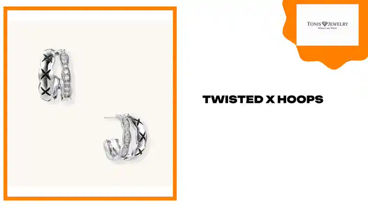 Twisted X Hoops by@Outfy