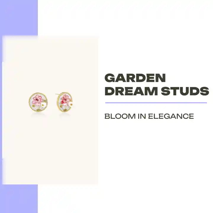 Garden Dream Studs by@Outfy