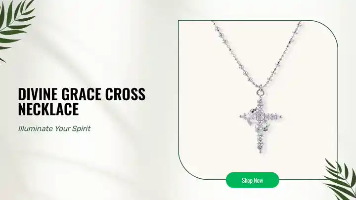 Divine Grace Cross Necklace by@Outfy