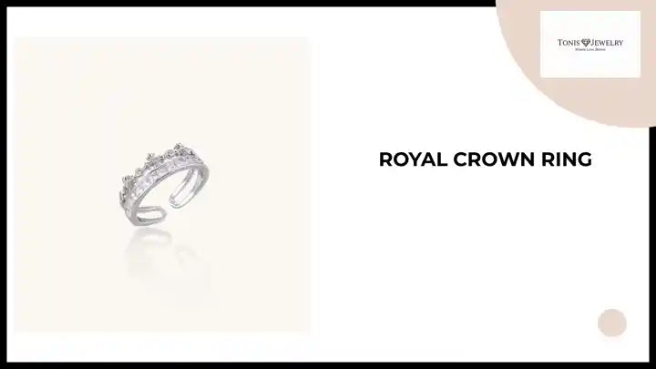 Royal Crown Ring by@Outfy