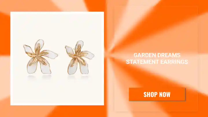 Garden Dreams Statement Earrings by@Outfy