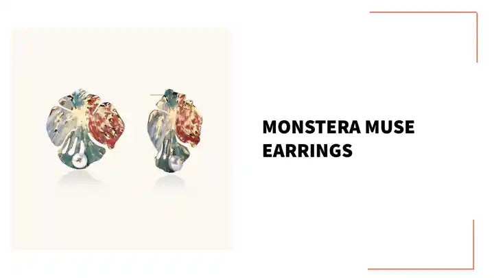 Monstera Muse Earrings by@Outfy