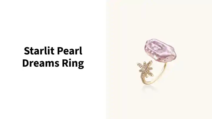 Starlit Pearl Dreams Ring by@Outfy