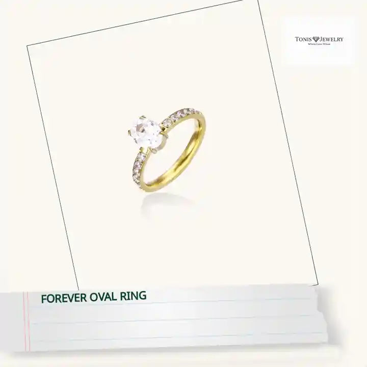 Forever Oval Ring by@Outfy