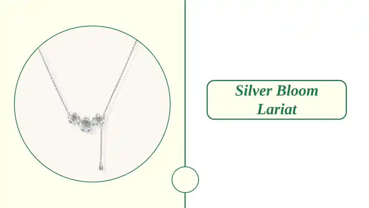 Silver Bloom Lariat by@Outfy