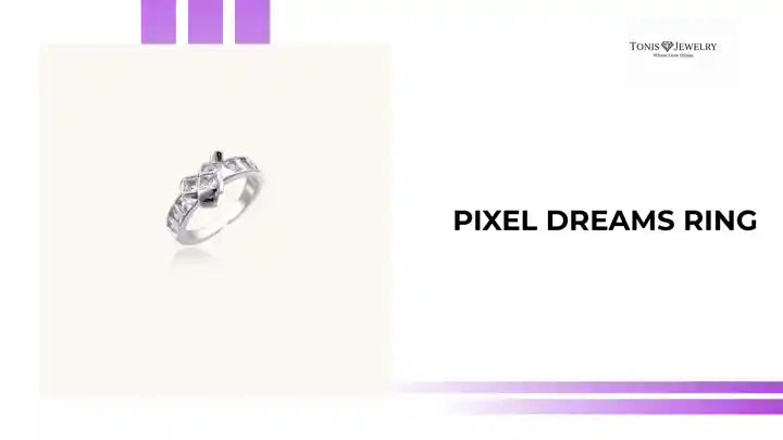 Pixel Dreams Ring by@Outfy