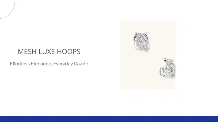 Mesh Luxe Hoops by@Outfy