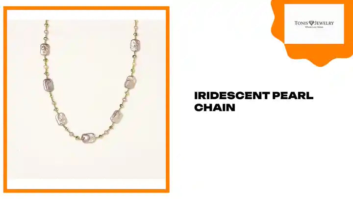 Iridescent Pearl Chain by@Outfy
