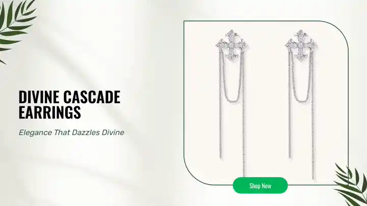 Divine Cascade Earrings by@Outfy