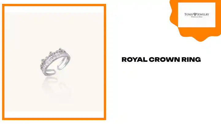 Royal Crown Ring by@Outfy