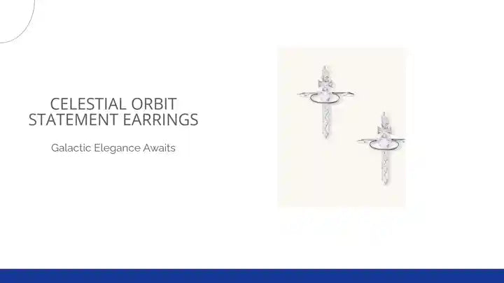 Celestial Orbit Statement Earrings by@Outfy