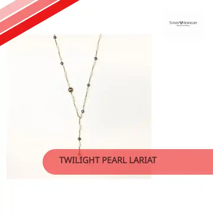 Twilight Pearl Lariat by@Outfy