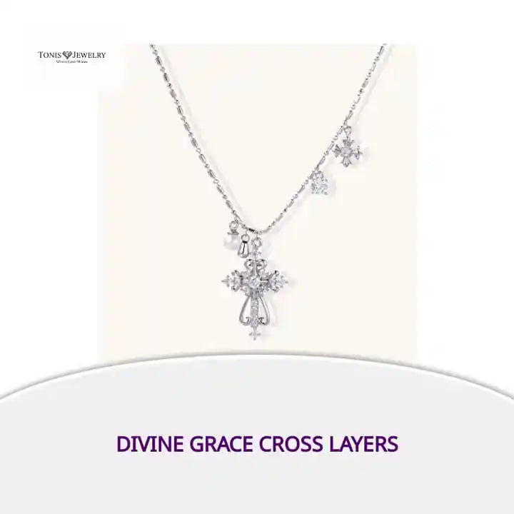 Divine Grace Cross Layers by@Outfy