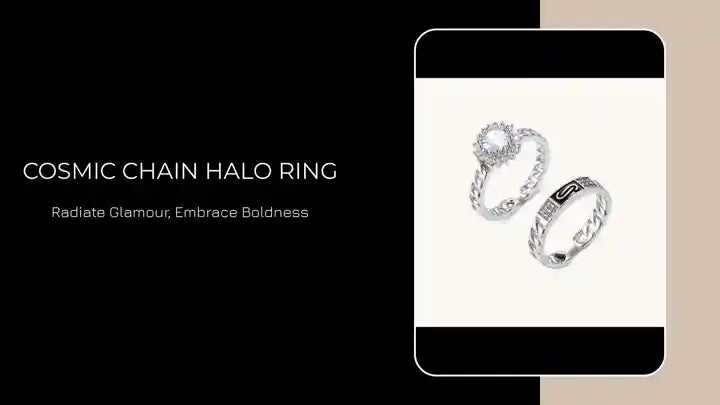 Cosmic Chain Halo Ring by@Outfy