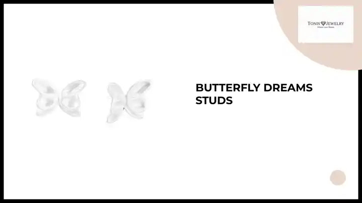 Butterfly Dreams Studs by@Outfy