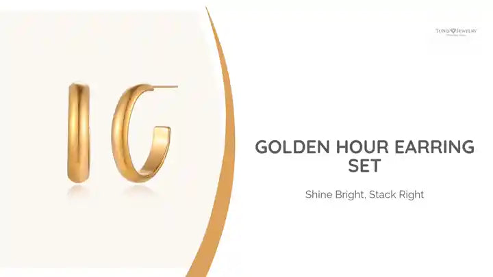 Golden Hour Earring Set by@Outfy