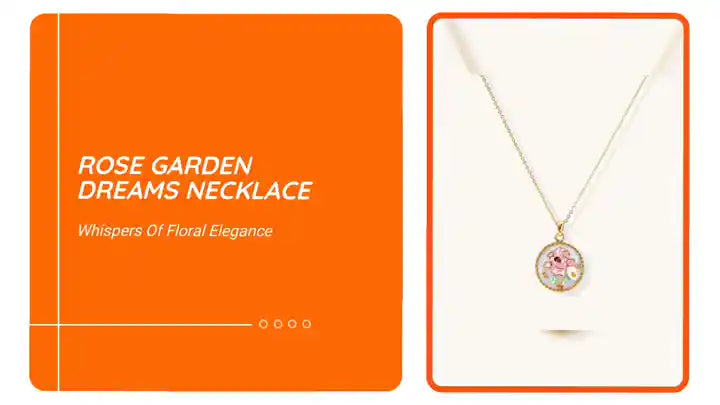 Rose Garden Dreams Necklace by@Outfy