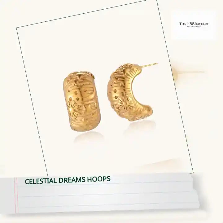 Celestial Dreams Hoops by@Outfy