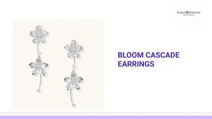 Bloom Cascade Earrings by@Outfy