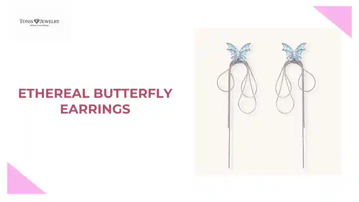 Ethereal Butterfly Earrings by@Outfy
