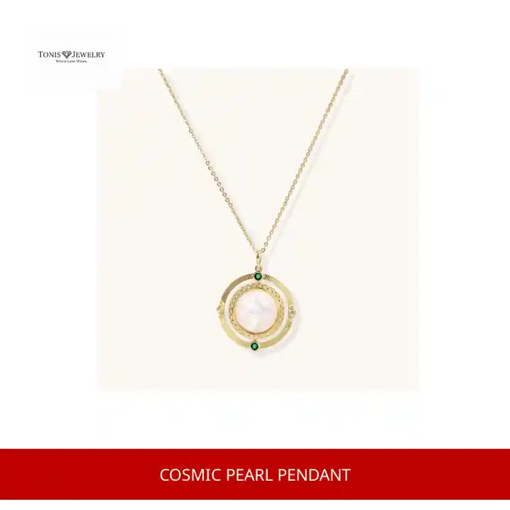 Cosmic Pearl Pendant by@Outfy