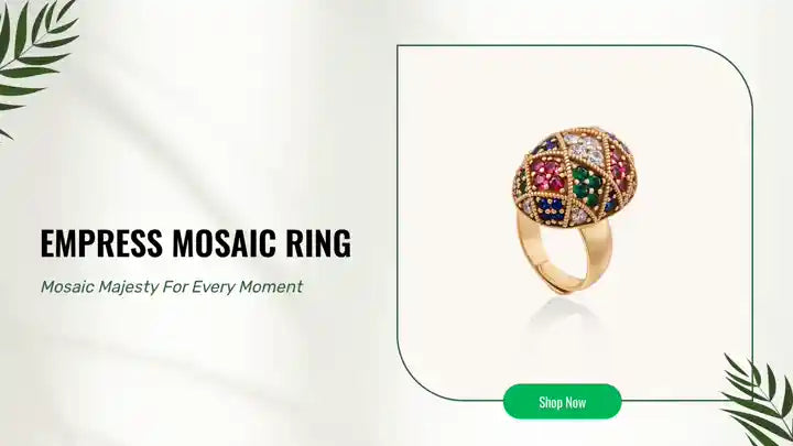 Empress Mosaic Ring by@Outfy