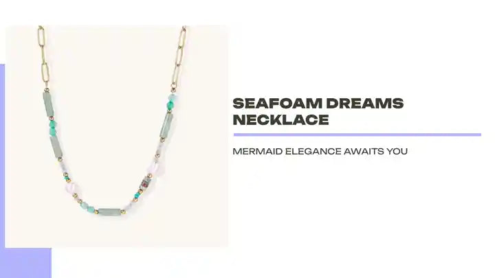 Seafoam Dreams Necklace by@Outfy