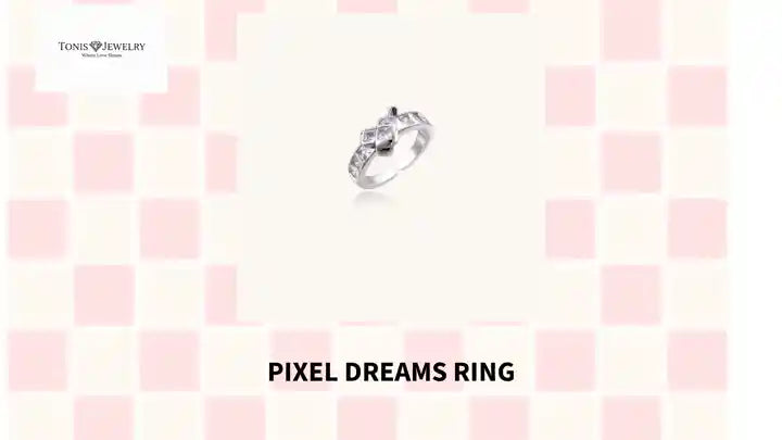 Pixel Dreams Ring by@Outfy