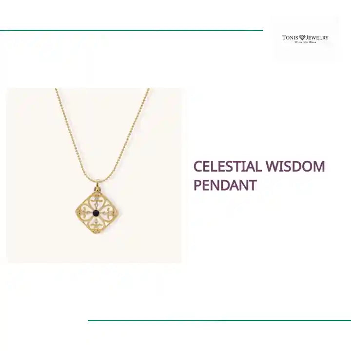 Celestial Wisdom Pendant by@Outfy