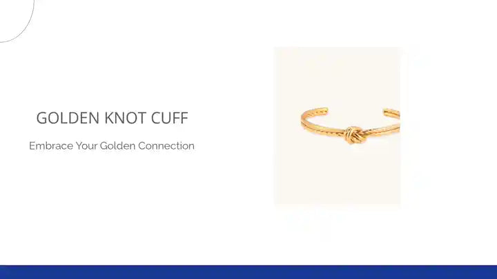 Golden Knot Cuff by@Outfy