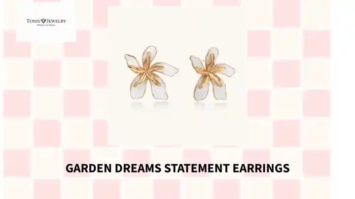 Garden Dreams Statement Earrings by@Outfy
