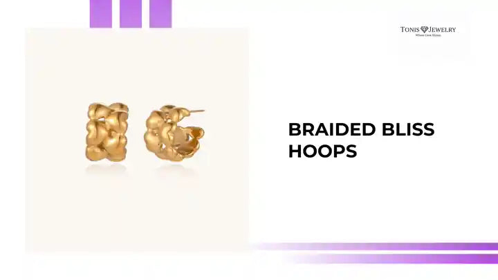 Braided Bliss Hoops by@Outfy